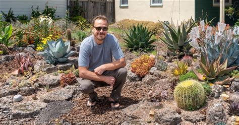 Justin's Bay Area cactus and succulent garden