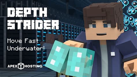 Depth Strider in Minecraft - What it is and How to Obtain It - YouTube