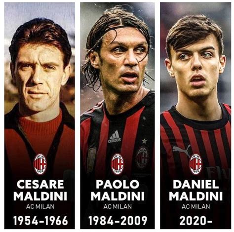 Maldini family keeps writing history for AC MILAN | Foto di calcio ...