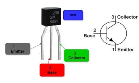 2N5089 NPN Amplifier Transistor Pinout, Example Circuits, Datasheet