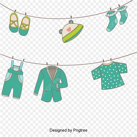 Hanging Cloth Hd Transparent, Vector Hanging Clothes, Clothes Clipart ...