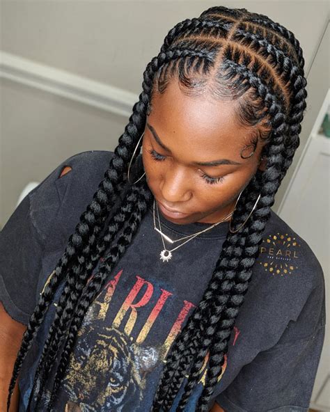 Two Cornrow Hairstyle