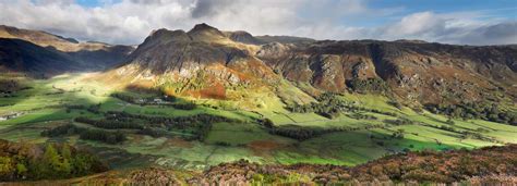 Autumn sunshine along The Langdale Valley by Martin Lawrence