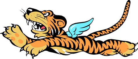 Download HD Tiger Flying, Tiger Logo, Tiger Art, Ww2 Aircraft ...