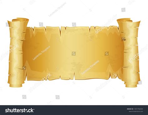 Old Paper Scroll Vector Design Illustration Stock Vector (Royalty Free ...