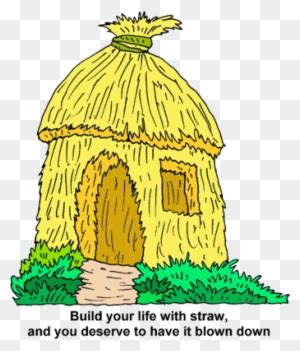 Straw House Clipart