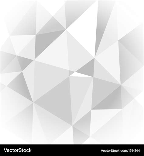 Abstract light grey geometric background Vector Image