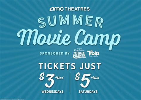 AMC Theatres brings back ‘Summer Movie Camp’ with $3 and $5 movie ...