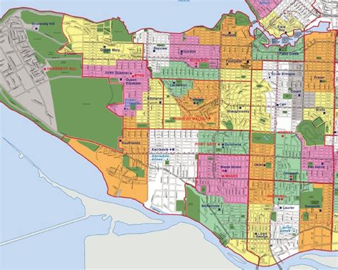 Vsb School Catchment Map