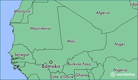 Where is Bamako, Mali? / Bamako, Bamako Map - WorldAtlas.com