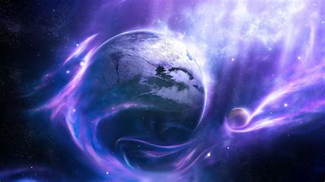 🔥 [70+] Purple and Blue Galaxy Wallpapers | WallpaperSafari