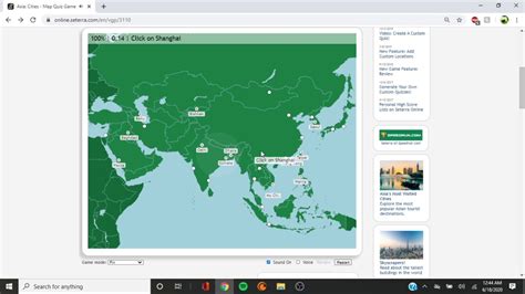 Seterra Geography - Asia: Cities (28.80) [Former WR] - YouTube