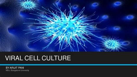 Viral Cell Culture by Arijit Pani