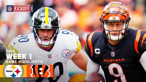 Pittsburgh Steelers vs. Cincinnati Bengals | Week 1 Game Highlights ...