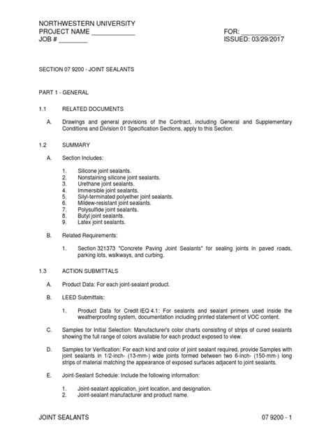 Selection and Testing of Joint Sealants for Concrete and Masonry ...