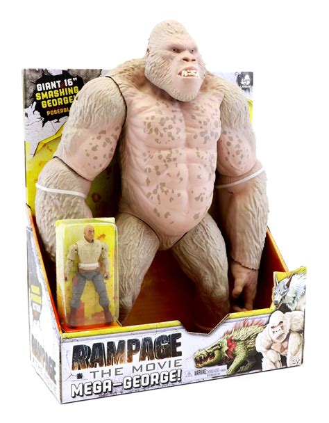 NEW Rampage The Movie 16 Mega George & The Rock Actions Figure Toys NIB ...