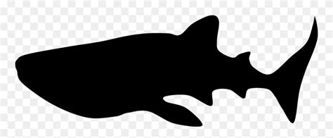 Silhouette Whale Shark Clip Art - Whale Shark Silhouette Transparent ...