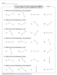 Division Of A Line Segment Worksheet With Answers | Basic Math Skills ...