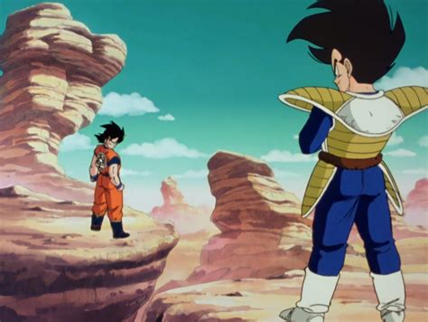 Imagen - Goku vs vegeta first fight ever.png | Dragon Ball Wiki ...