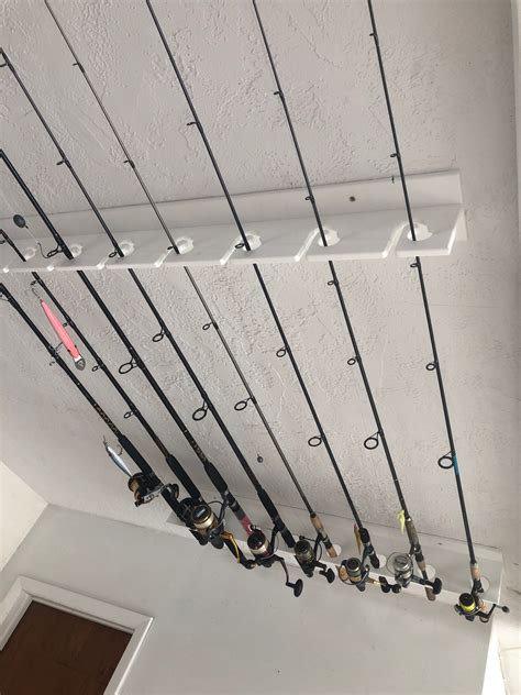 Ceiling Fishing Rod Rack Template | Shelly Lighting