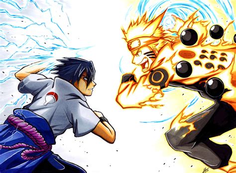 CommissionNaruto Vs Sasuke by Smudgeandfrank on DeviantArt