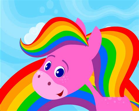 Rainbow Horse - saddle up for a colorful journey as Rainbow Horse ...