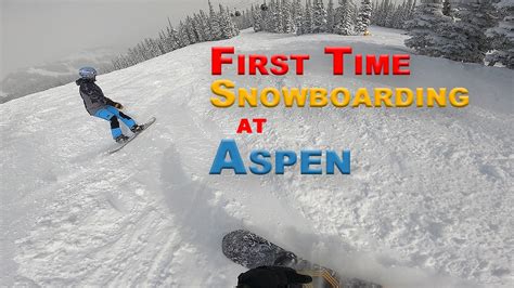 First Time Snowboarding at Aspen Mountain - The Vantastic Life