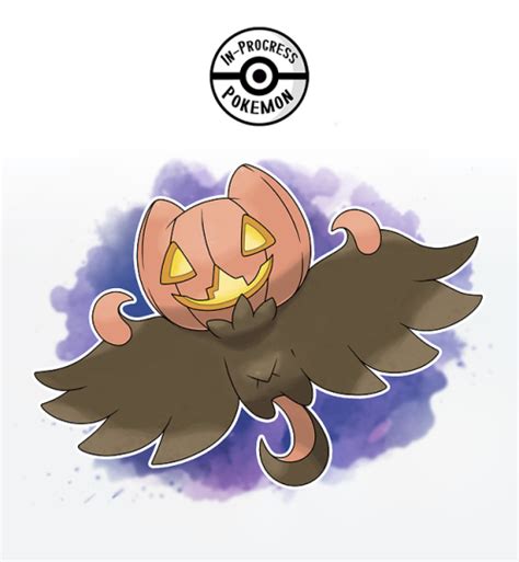 In-Progress Pokemon Evolutions | Chirrupterra - Alternate Pumpkaboo ...