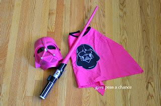 Give Peas a Chance: Darth Vader Costume (Pink)