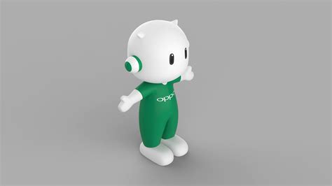 3D Oppo Mascot 3d Model Model - TurboSquid 1727471