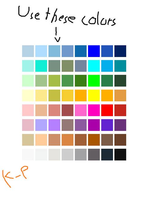 Roblox Color Palette Challenge by Killer-P-anda on DeviantArt