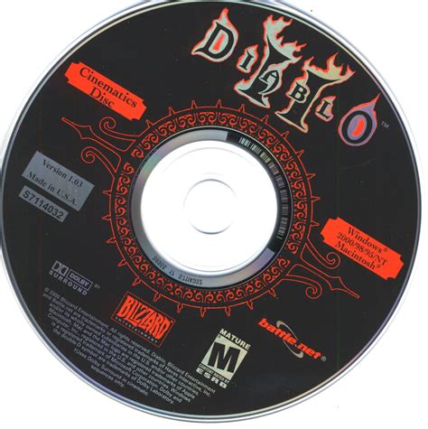 Diablo II Play, Install and Cinematics discs : Blizzard Entertainment ...