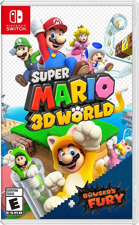 Boxart definitivo de Super Mario 3D World + Bowser's Fury y comparativa ...