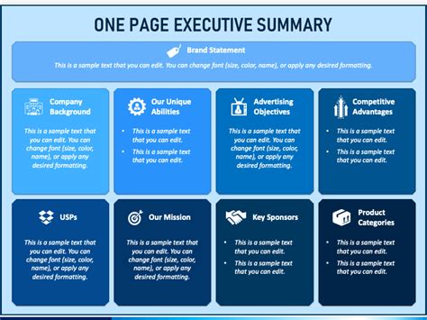 One Pager Executive Summary Powerpoint Template | The Best Porn Website