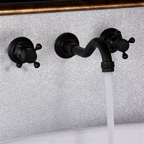 Luxury Chester Classic Design Wall Mount Antique Black Bathroom Sink ...