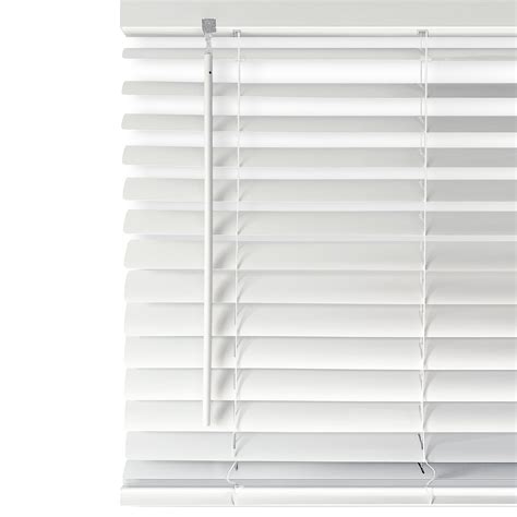 MOOD Mini Blinds | 58'' Premium White Cordless Vinyl Window Treatment ...