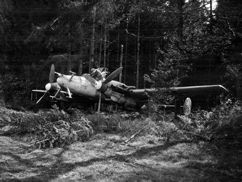 Captured Messerschmitt Bf 110G Night Fighter near Munich May 1945 ...