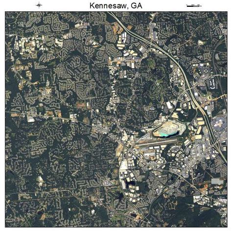 Aerial Photography Map of Kennesaw, GA Georgia