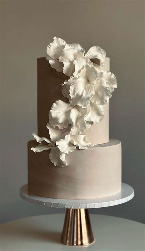 40 Beautiful Wedding Cake Trends 2023 : Neutral Elegance | Simple ...