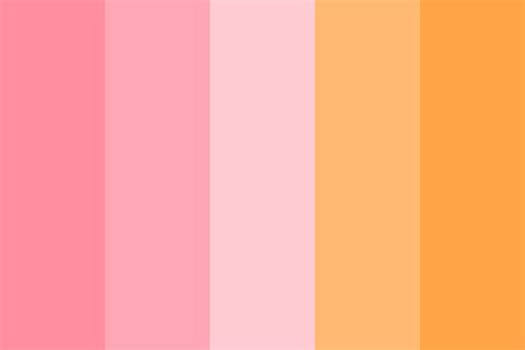 Pink And Orange Color Palette