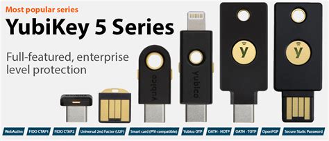 Yubico YubiKey 5 NFC - Two factor authentication security key - USB-A ...