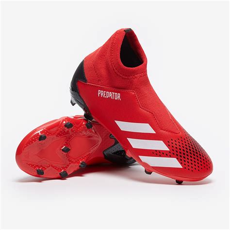 adidas Predator 20.3 Laceless FG Junior - Active Red/White/Core Black ...