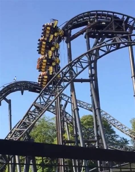 Riders left suspended for 20 minutes as Smiler ride stops 100ft in the ...