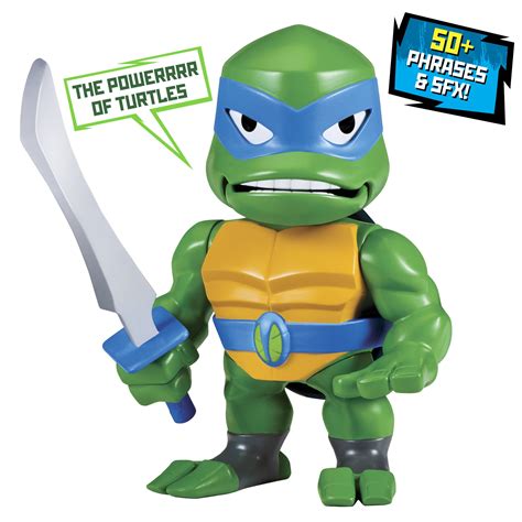 Rise of the Teenage Mutant Ninja Turtles Leonardo Babble Head Figure ...