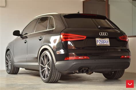 Black Audi Q3 On Vossen VVSCVT Custom Wheels — CARiD.com Gallery