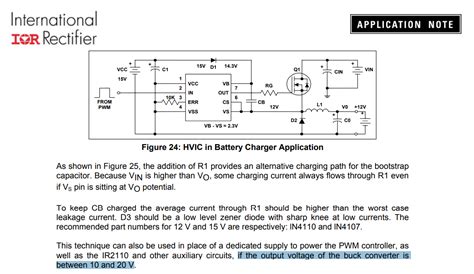 gate driving - Maximum output voltage for a buck converter with IR2110 ...