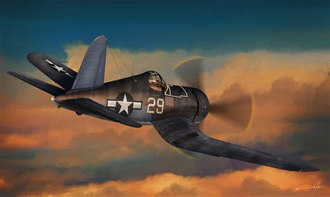 F4u Corsair Painting at PaintingValley.com | Explore collection of F4u ...