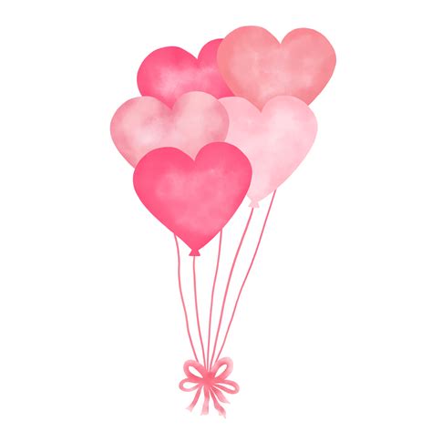 Pink Balloons. Valentine Day. Valentine Balloon Heart. Valentine symbol ...