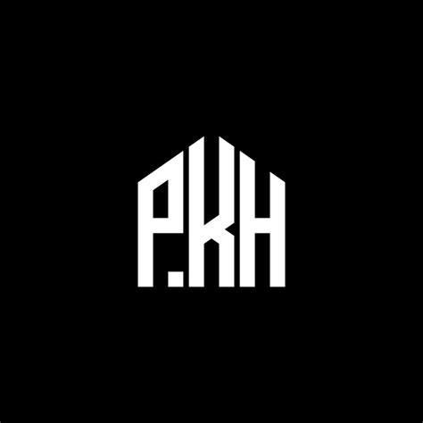 PKH letter logo design on BLACK background. PKH creative initials ...