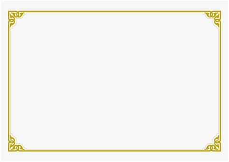 Vector Free Best Of - Border Design Certificate Png, Transparent Png ...